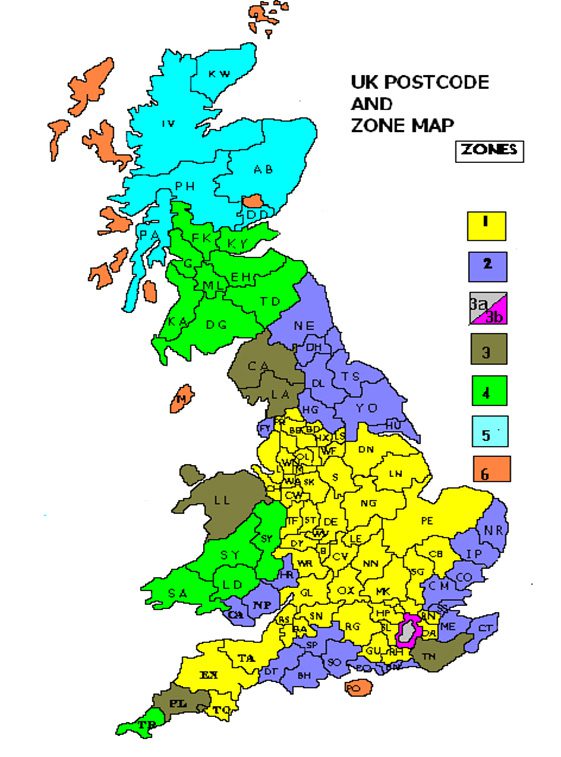 Evergreen Postcode_Map